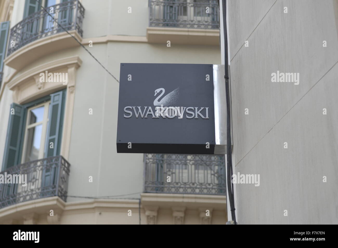 Swarovski in Malaga Zentrum Stockfoto