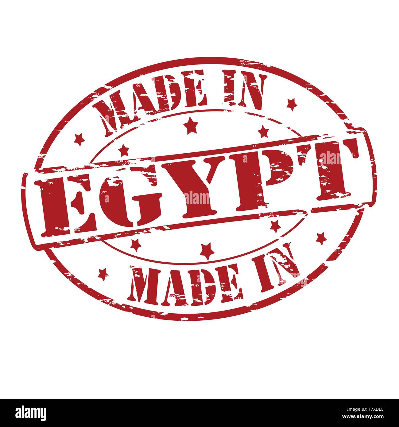 Made in Ägypten Stock Vektor