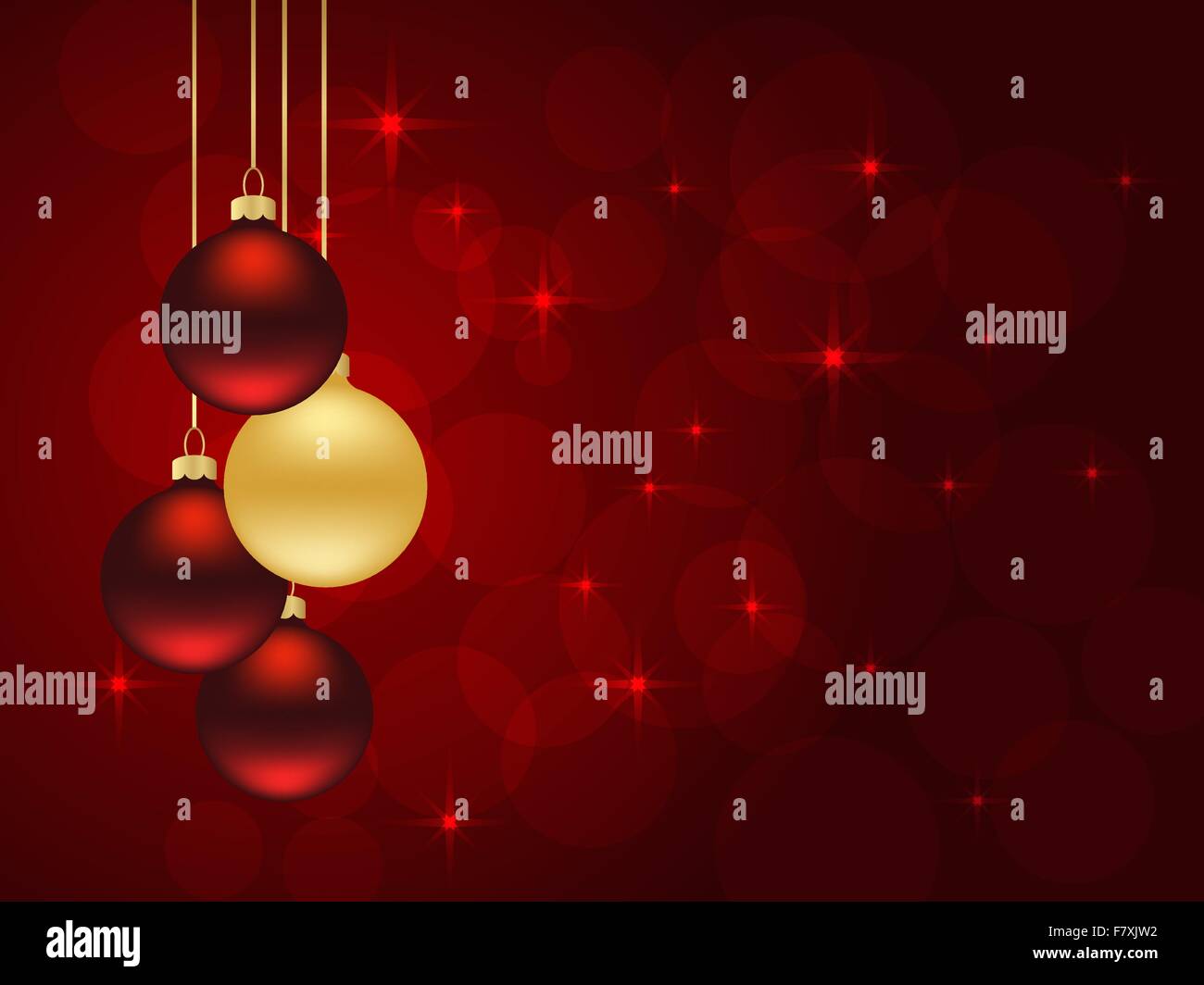 Weihnachten rot Hintergrund Stock Vektor