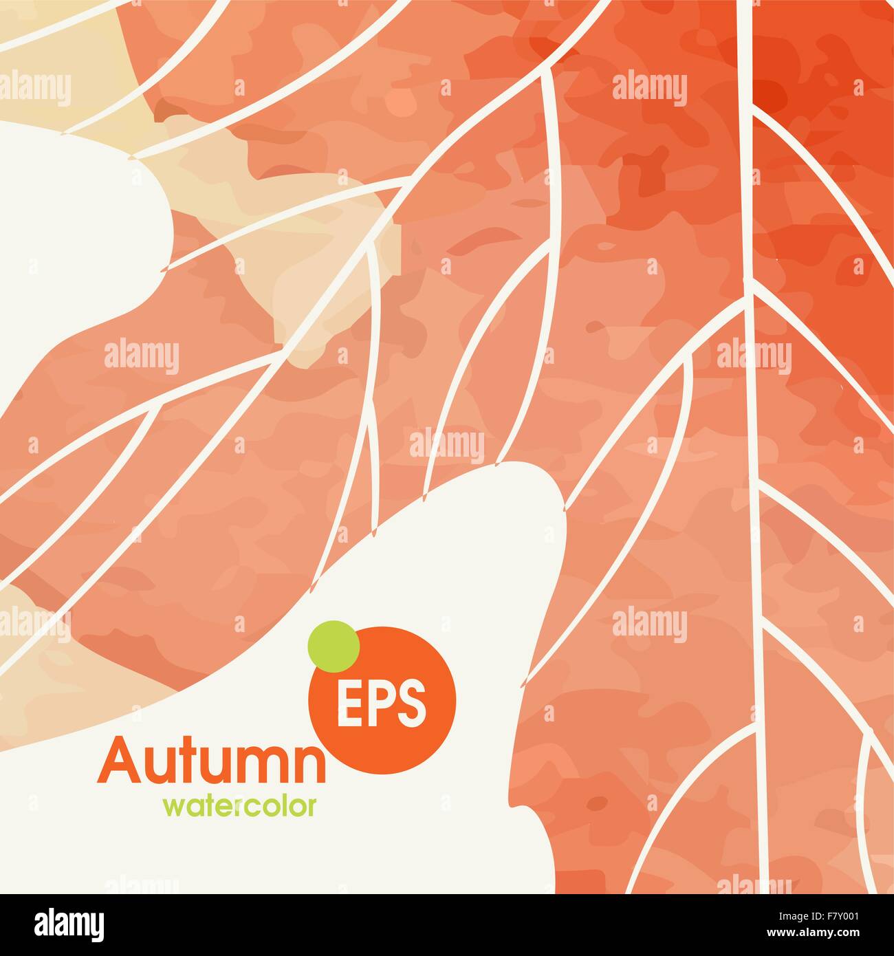 Einfach Herbst Hintergrund Stock Vektor