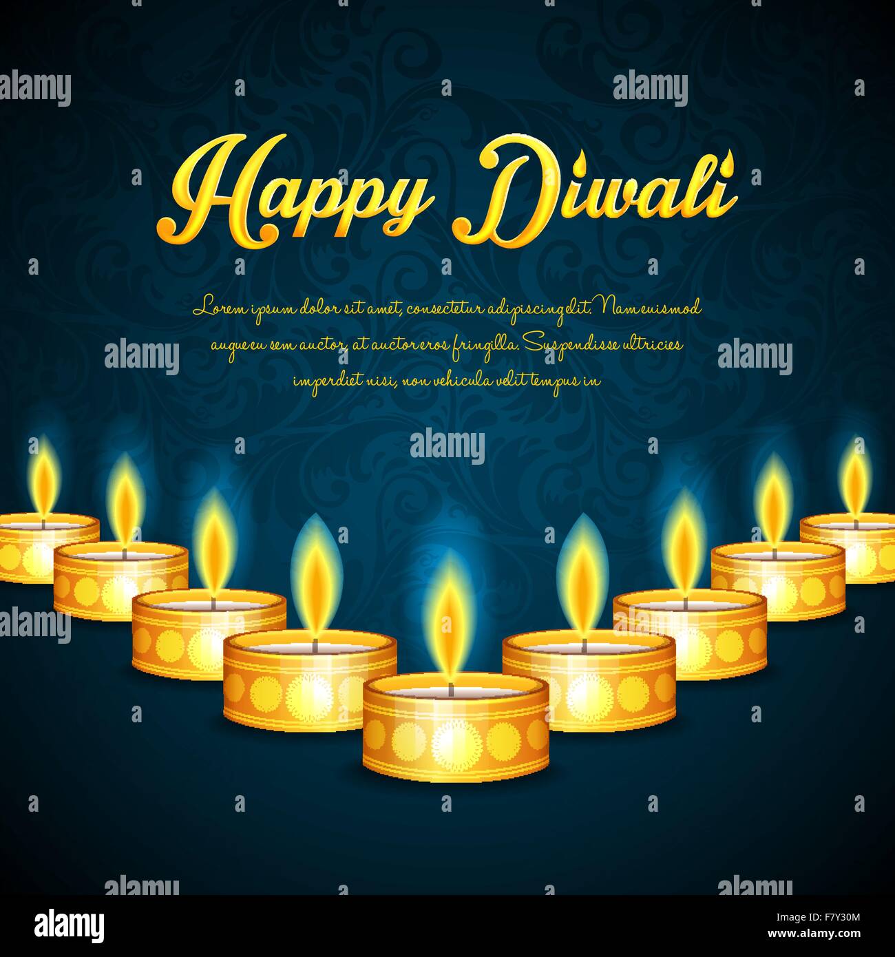 Happy Diwali Stock Vektor