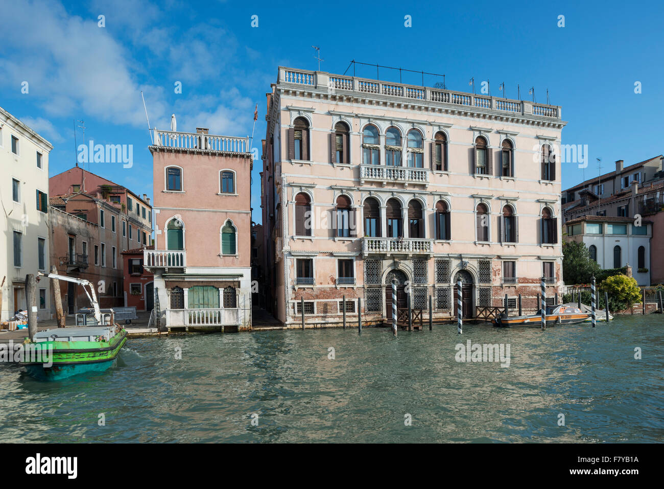 Palazzo Correr Contarini Zorzi, Canale Grande, Cannaregio, Venedig, Veneto, Italien Stockfoto