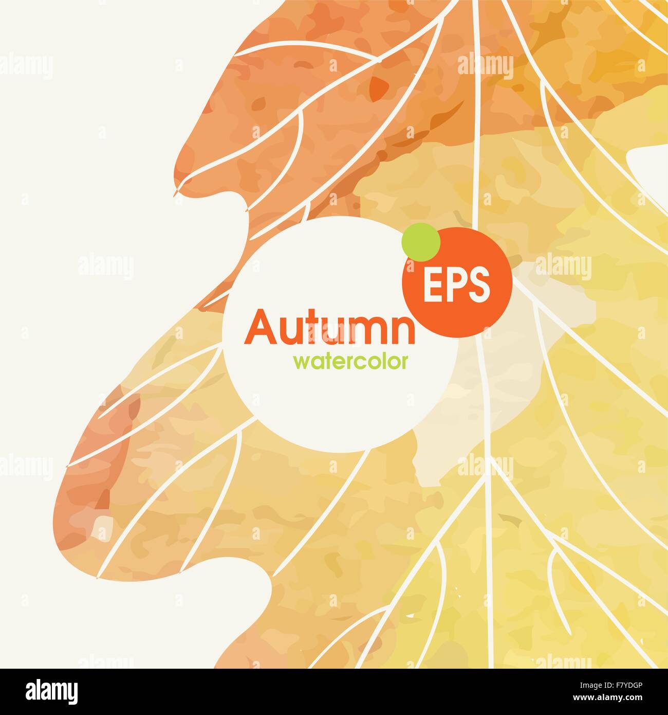 Einfach Herbst Hintergrund Stock Vektor
