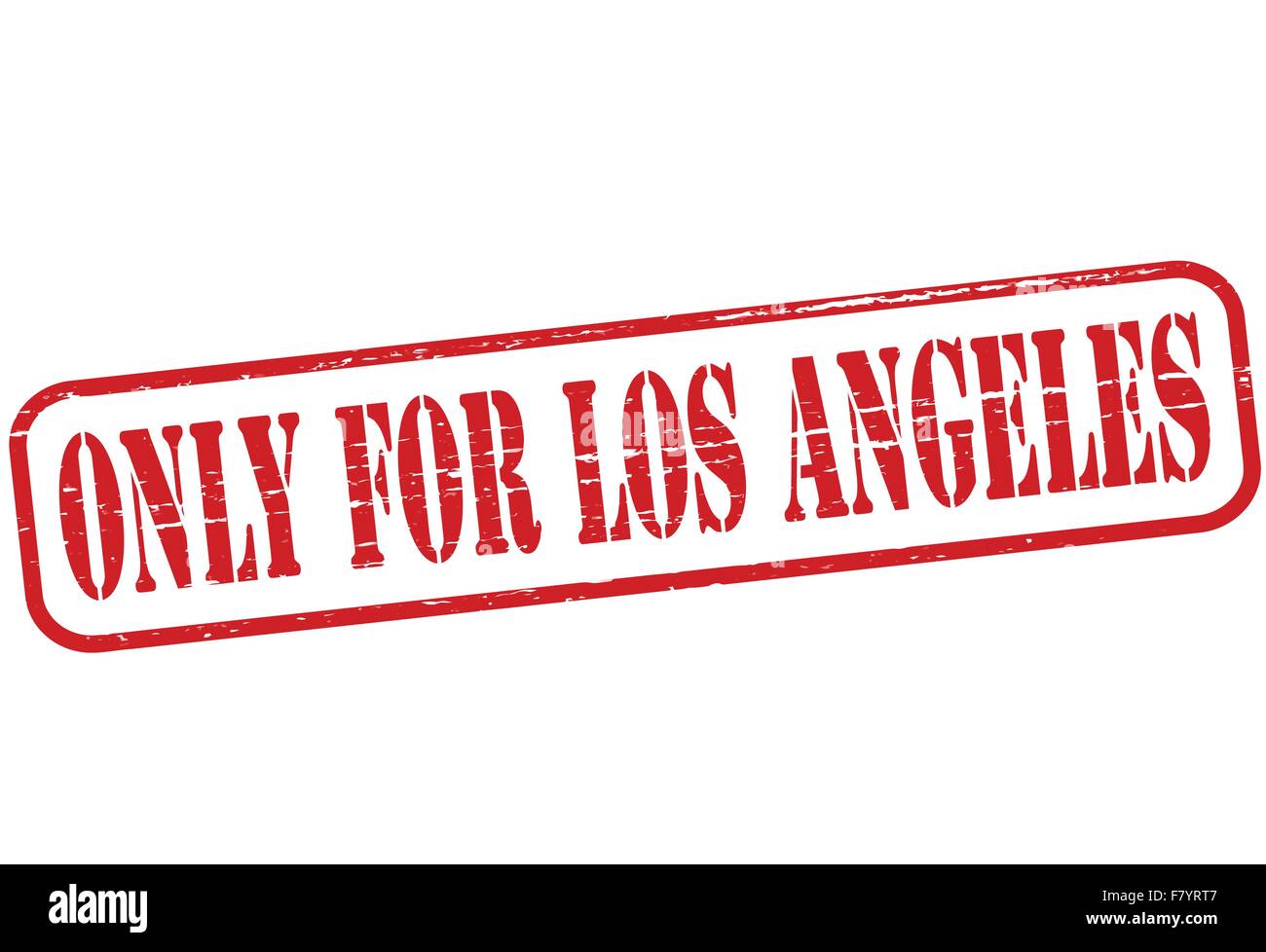 Nur für Los Angeles Stock Vektor