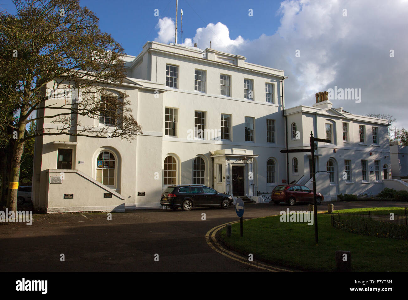 Broadstairs weiße Gebäude Stockfoto