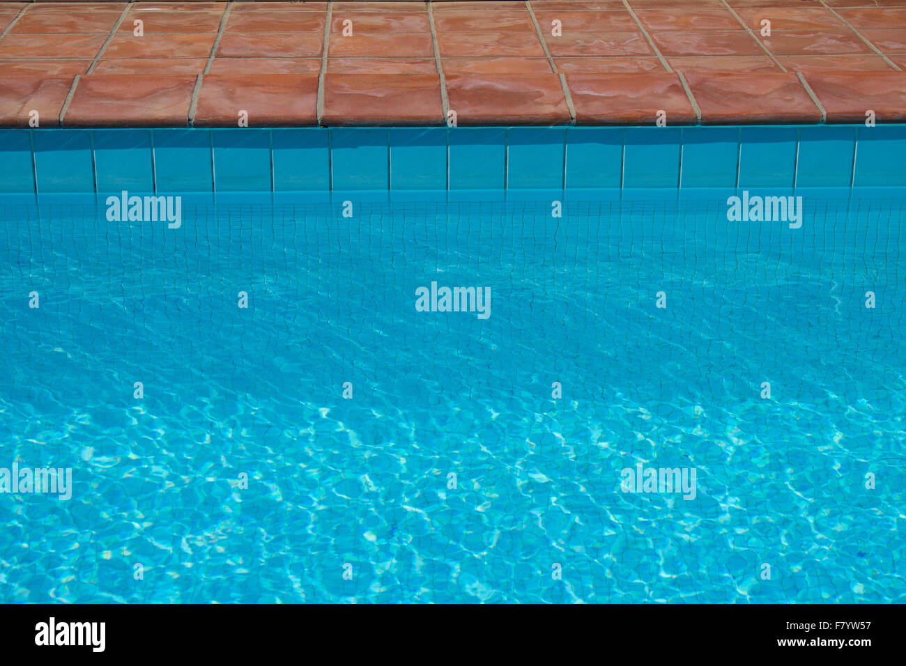 Schwimmbad-Hintergrund, Wasserwellen Stockfoto