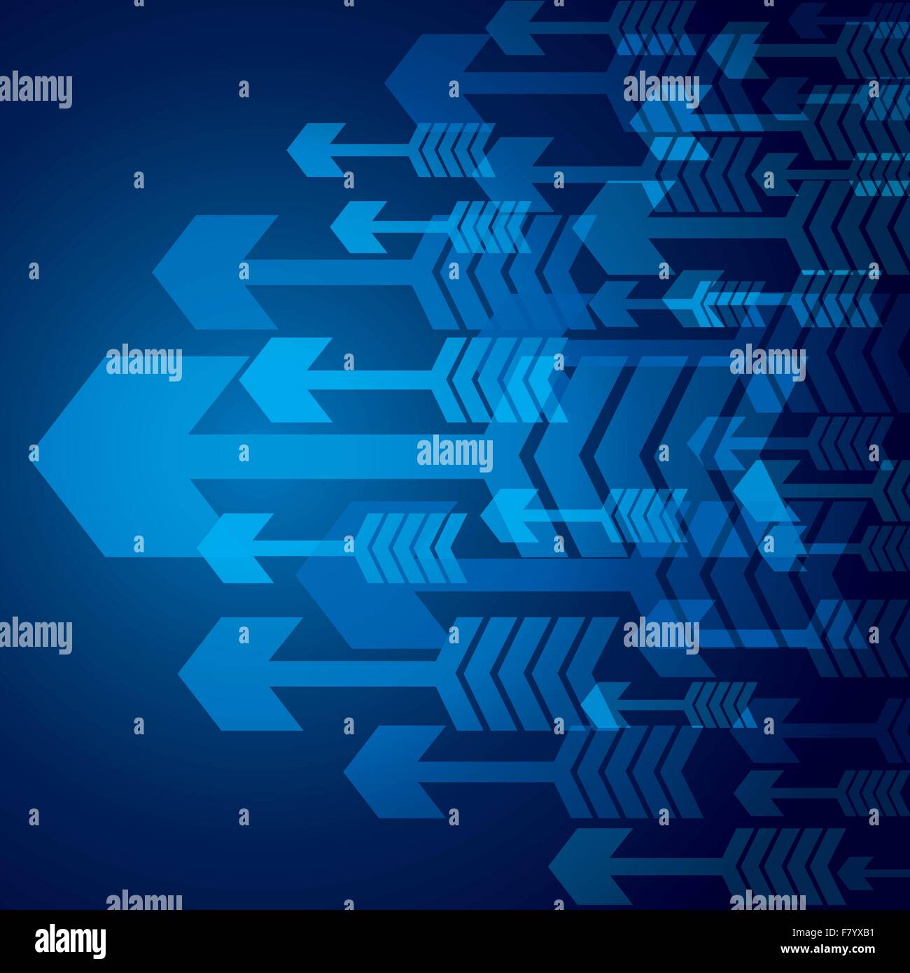 blauer Pfeil Hintergrund Lager Vektor Stock Vektor