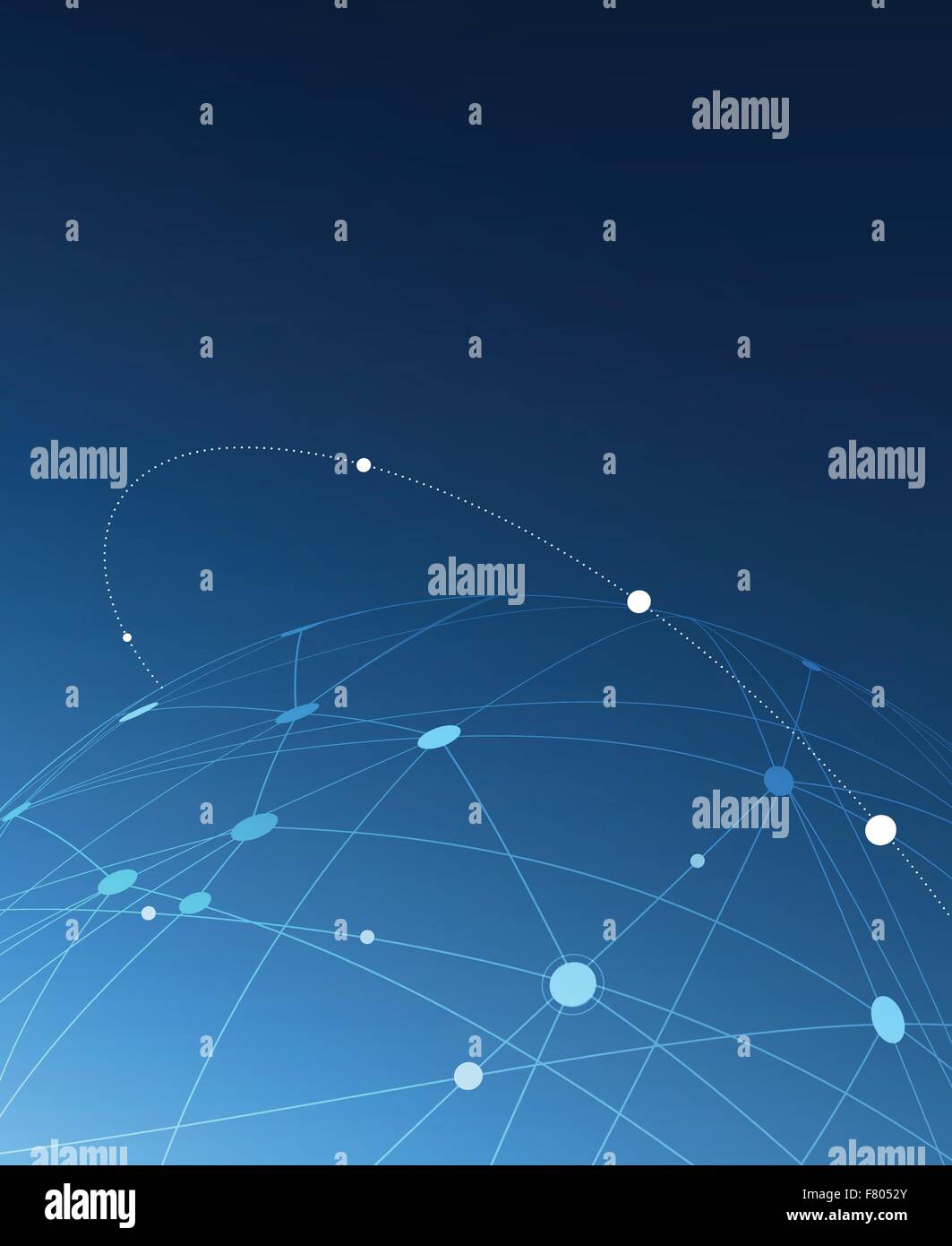 Global Communications Concept Illustration Stock Vektor