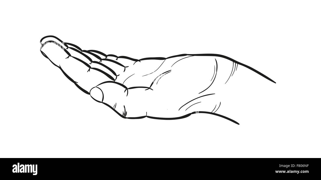 Skizze der hand Stock Vektor