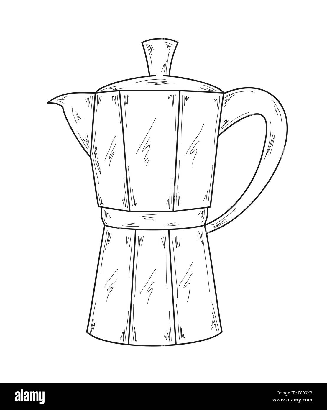 Kaffeemaschine Stock Vektor