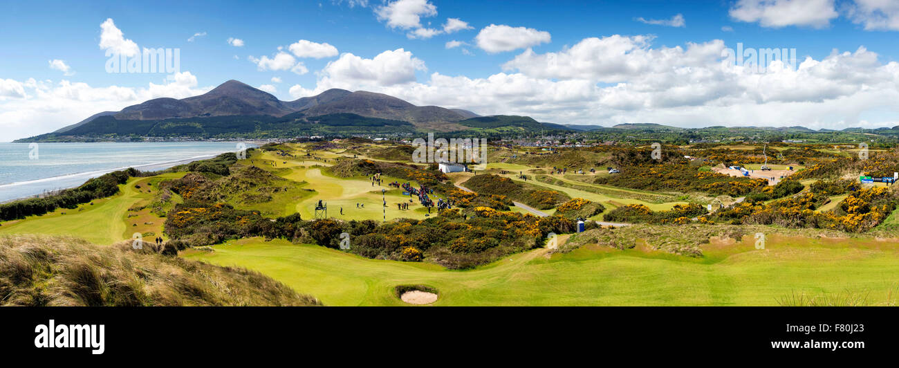 Irish Open Royal County Down Newcastle Mourne Mourne Mountains-Nordirland Stockfoto