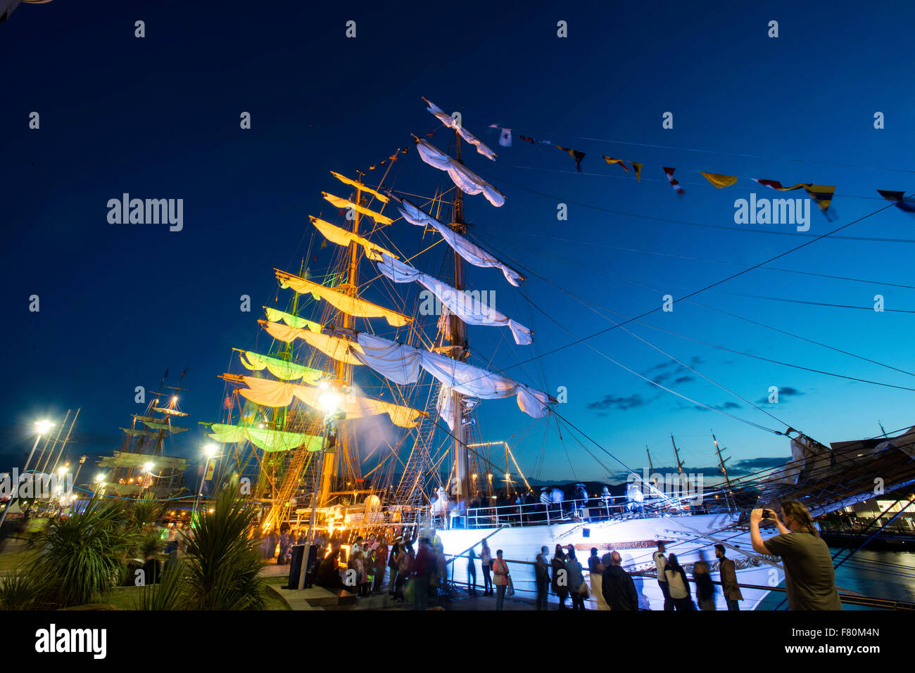 Großsegler Belfast Nordirland 2015 Stockfoto