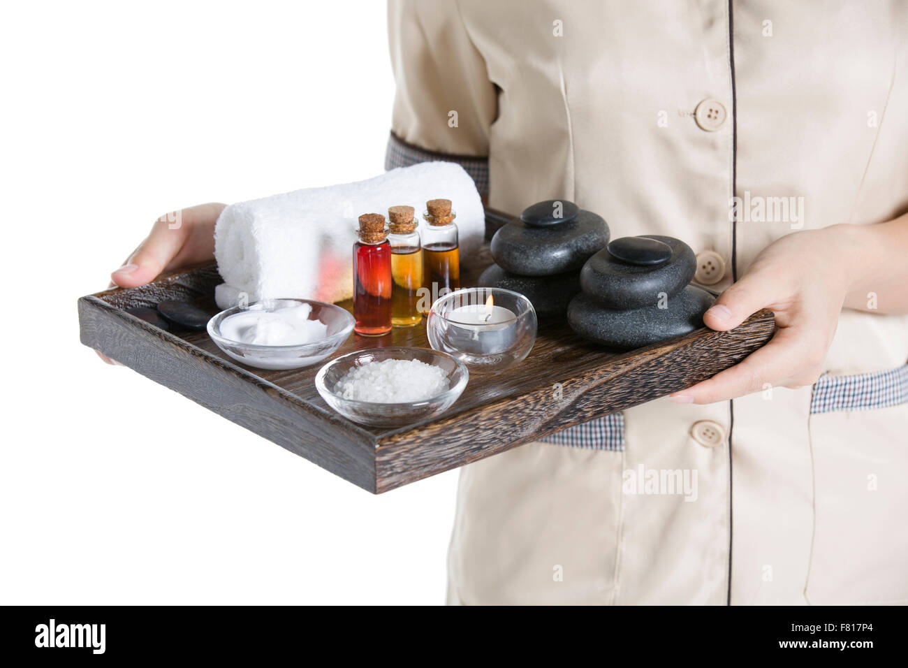 Massage-Zubehör Stockfoto