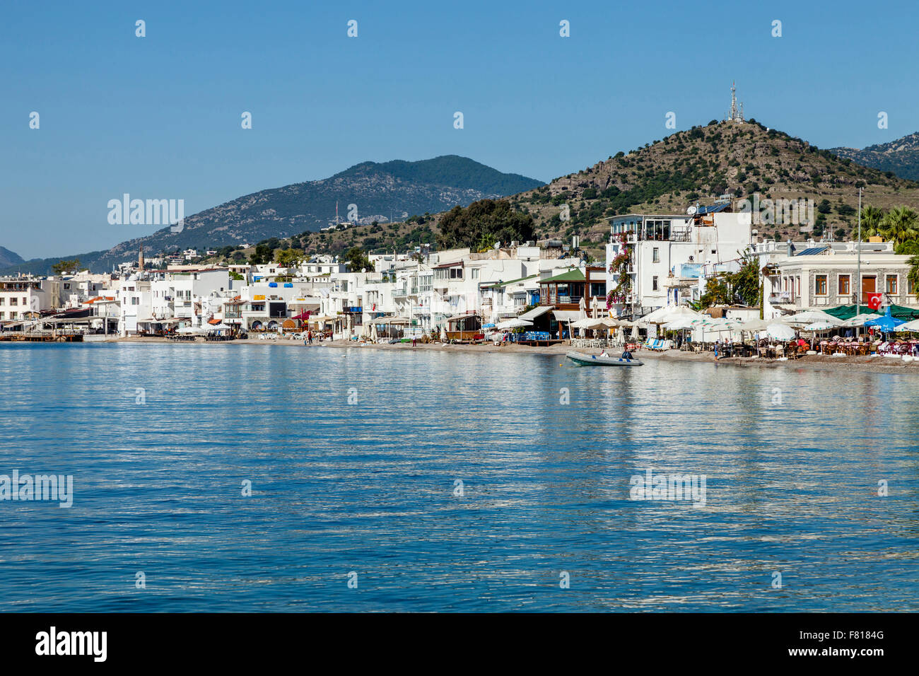 Der türkische touristischen Stadt von Bodrum, Provinz Mugla, Türkei Stockfoto