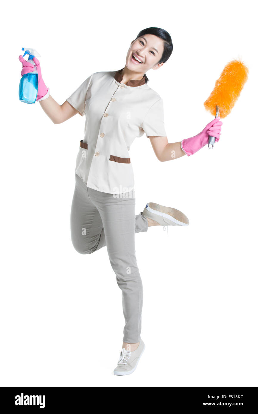 Hauspersonal Stockfoto