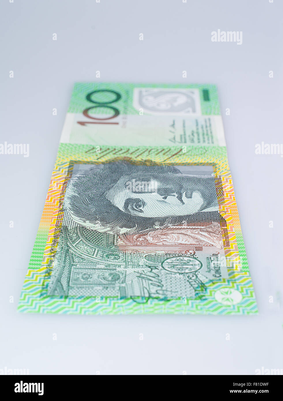 Australische hundert-Dollar-Banknote Stockfoto