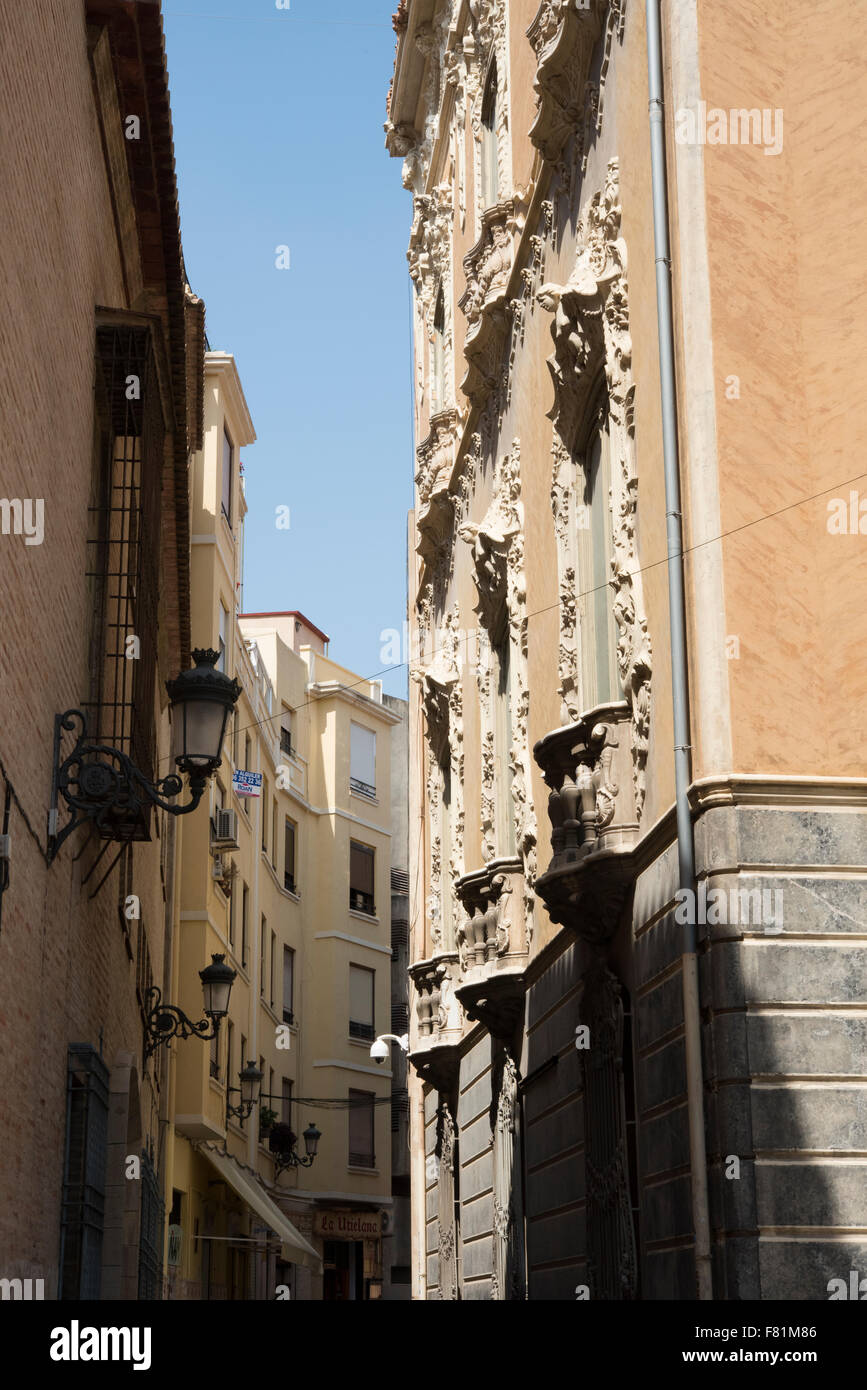 Museo Nacional de Cerámica y de Las Artes Suntuarias González Martí, Valencia, Spanien. Stockfoto