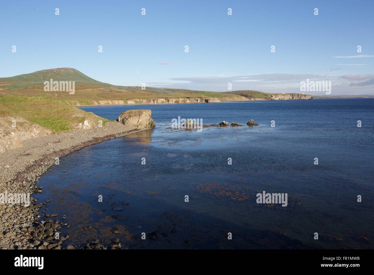 Wunderschöne Küste in Island Stockfoto