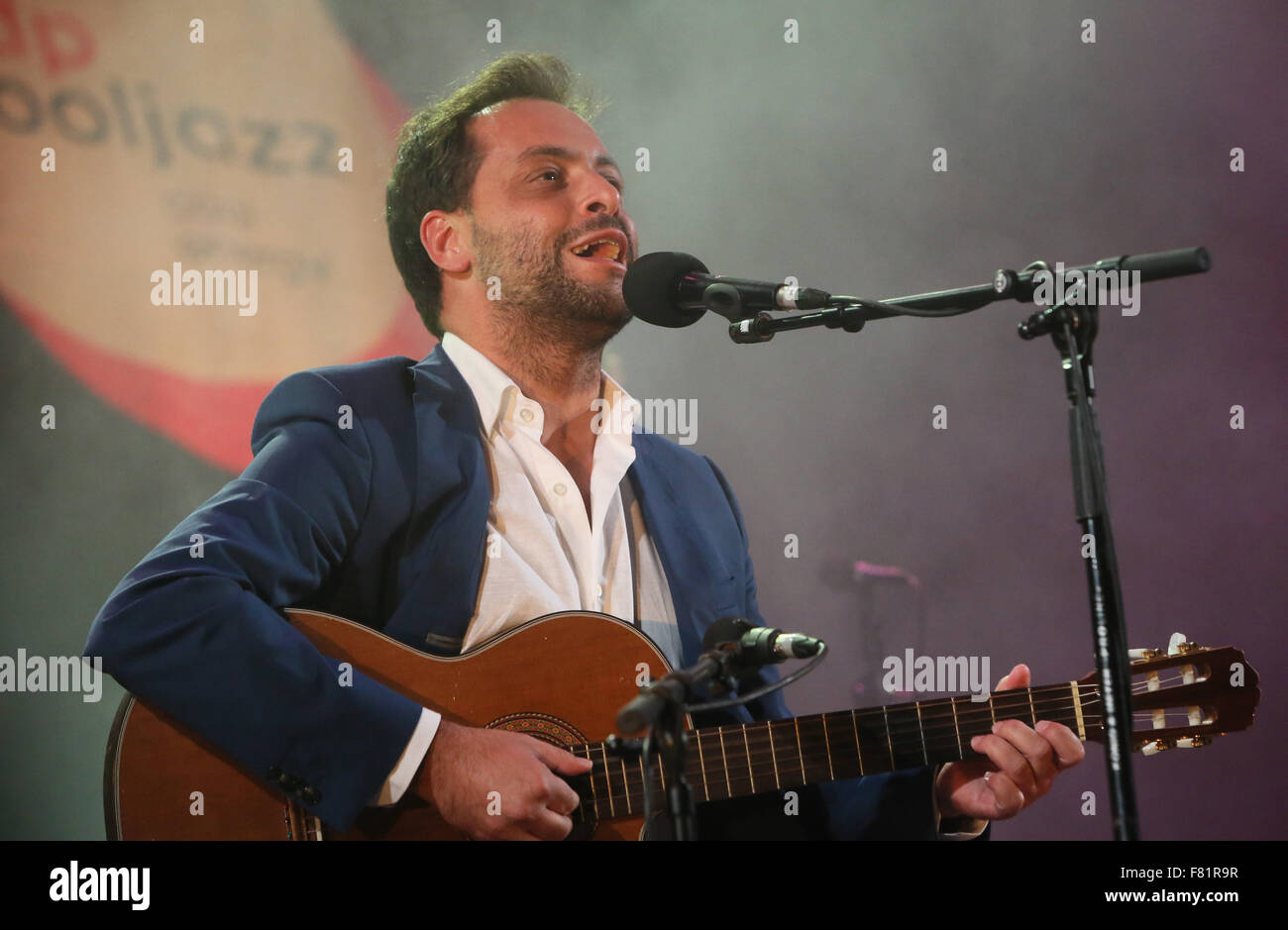 Oeiras, 23/07/2015 - Antonio Zambujo Konzert in der EDV-Cooljazz Festival. (Paul Spranger/Global Bilder) Stockfoto