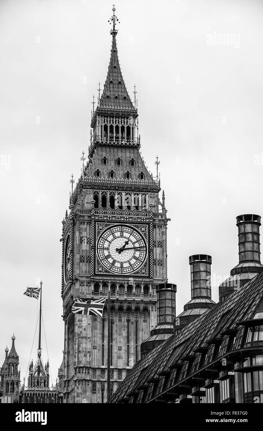 Häuser des Parlaments London Blick auf St Stephen tower Stockfoto