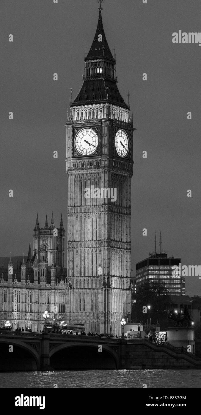 Häuser des Parlaments London Blick auf St Stephen tower Stockfoto