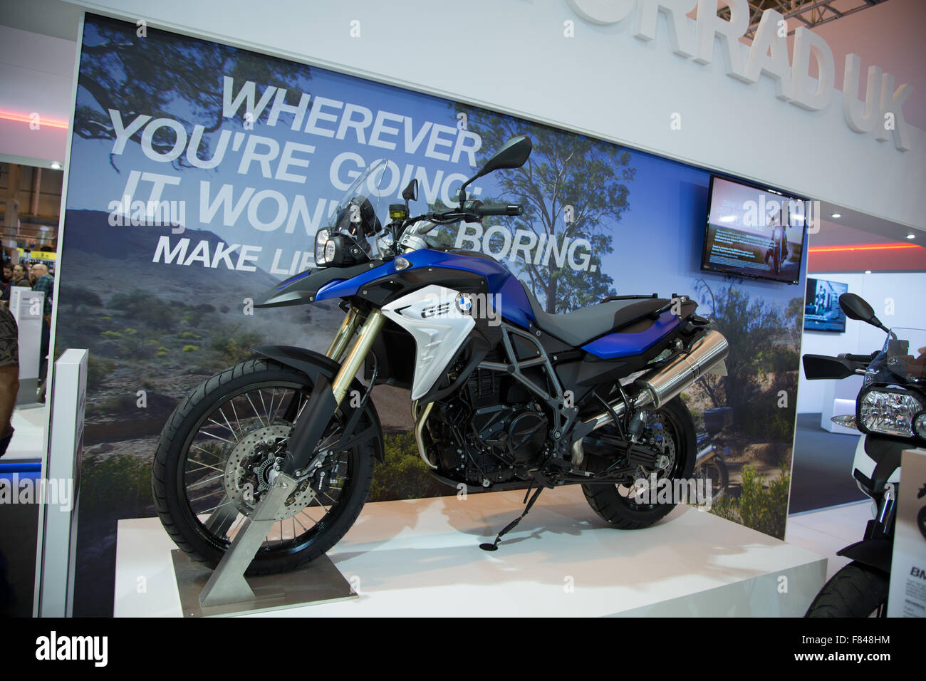 Birmingham, Vereinigtes Königreich. 5. Dezember 2015. Motorcycle Live aller namhaften Hersteller mit ihren Motorrädern Credit: Steven Reh/Alamy Live News Stockfoto
