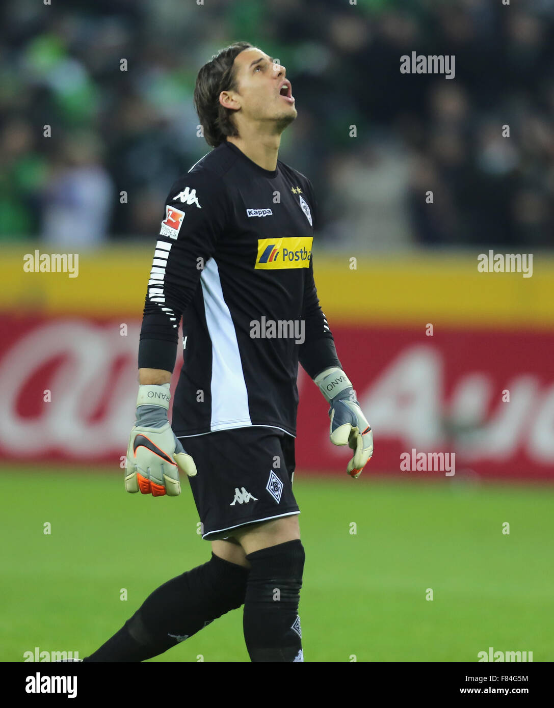 Deutschland, Bandesliga, Borussia Moenchengladbach Vs Bayern Muenchen, Mönchengladbach, 05.12.2015: Torhüter Yann Sommer (Mönchengladbach). Stockfoto