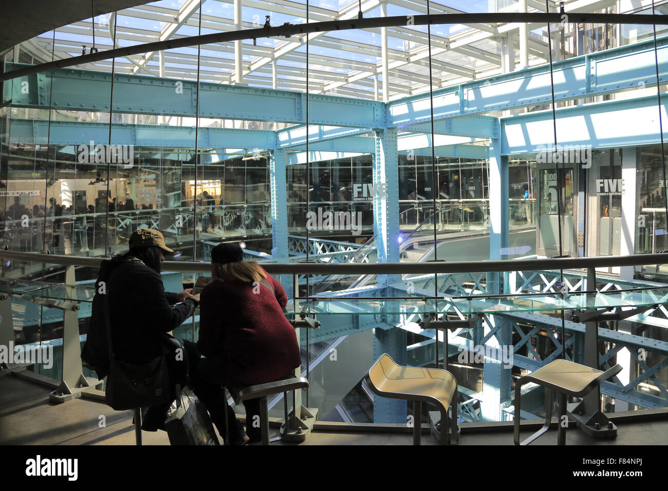 Innenansicht des Guinness Storehouse, das Museum of Guinness Bier in Dublin Irland Stockfoto