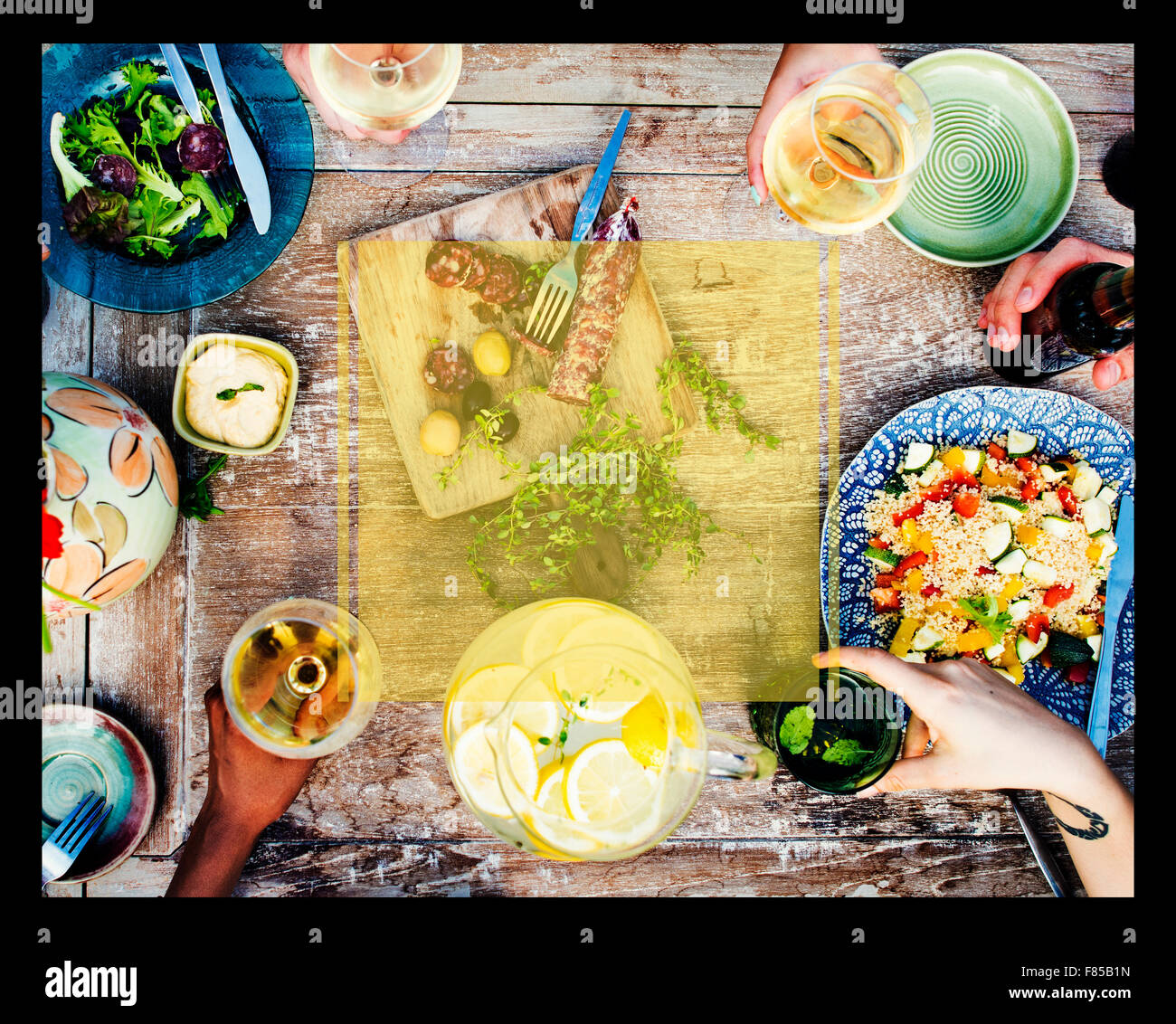 Space Frame Sommerferien Urlaub Konzept zu kopieren Stockfoto