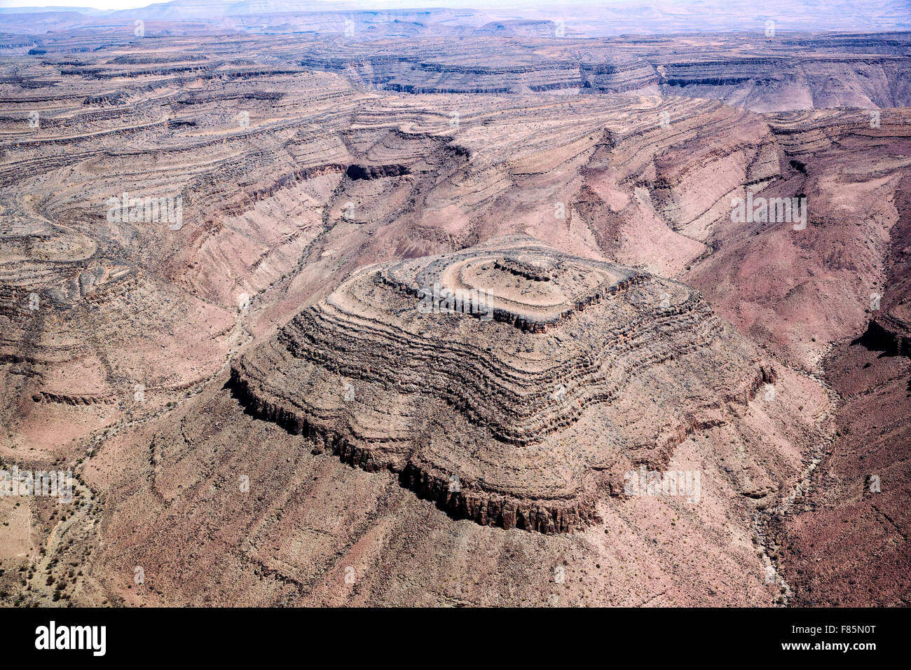 Luftaufnahmen in der Nähe von Fish River Canyon - Karas Region, Namibia, Afrika Stockfoto