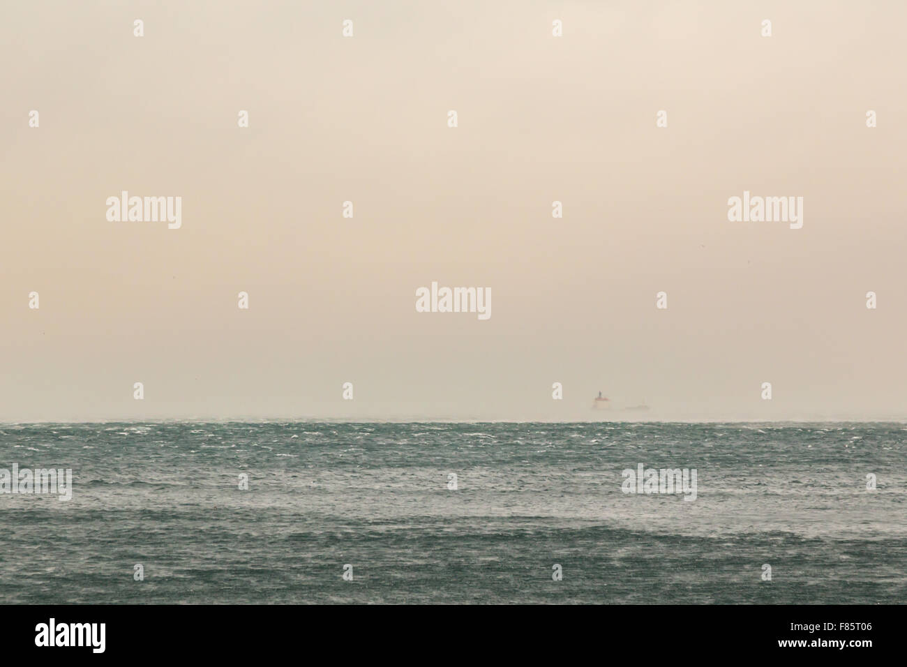 Abend auf die Bucht von Triest Stockfoto