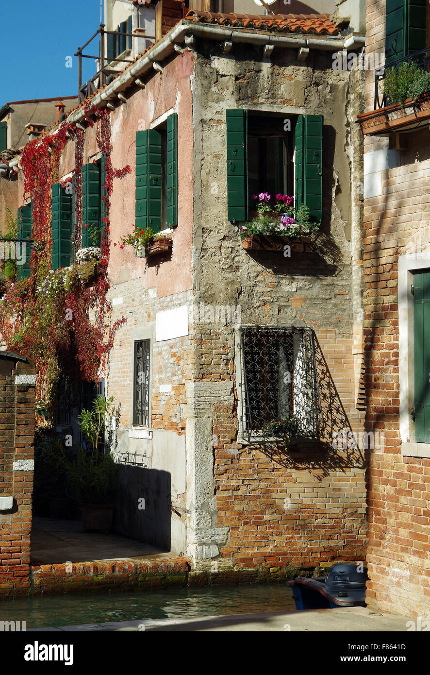 Venedig, Blick über den Rio De La Toresele Stockfoto