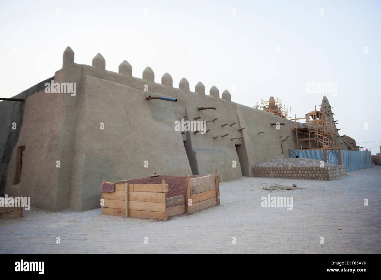 Die Moschee in Tinboktou Stockfoto