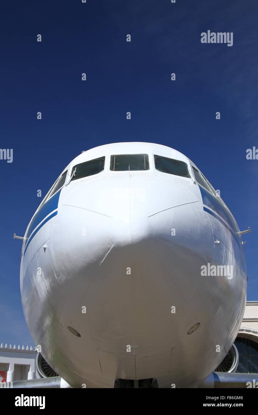 Der Rumpf des Flugzeugs Stockfoto