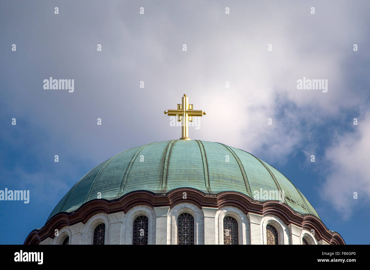 Kirche Saint Sava, Belgrad Stockfoto