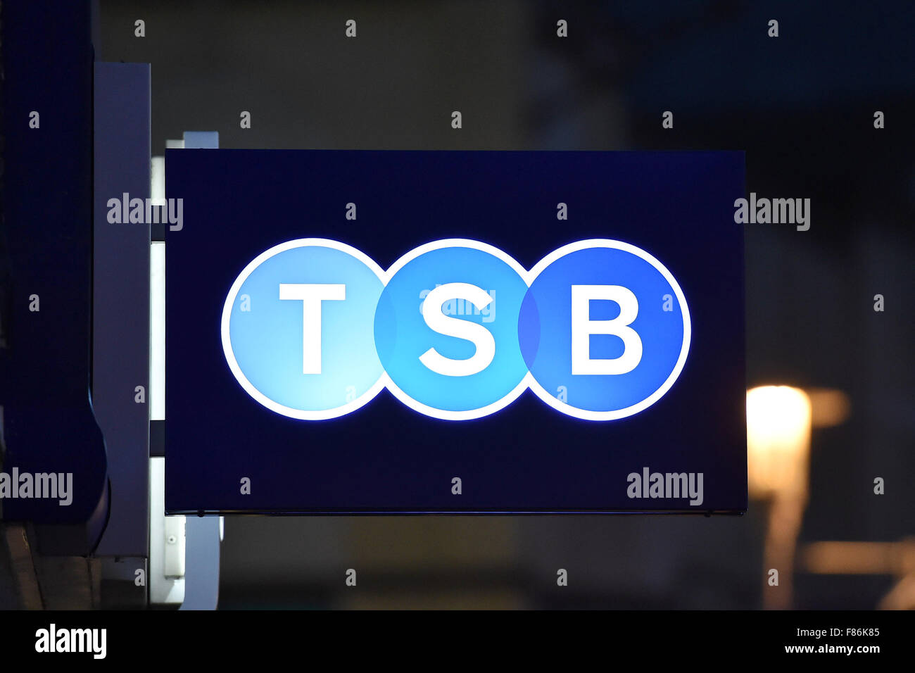 TSB Bank High Street Retail-banking Stockfoto