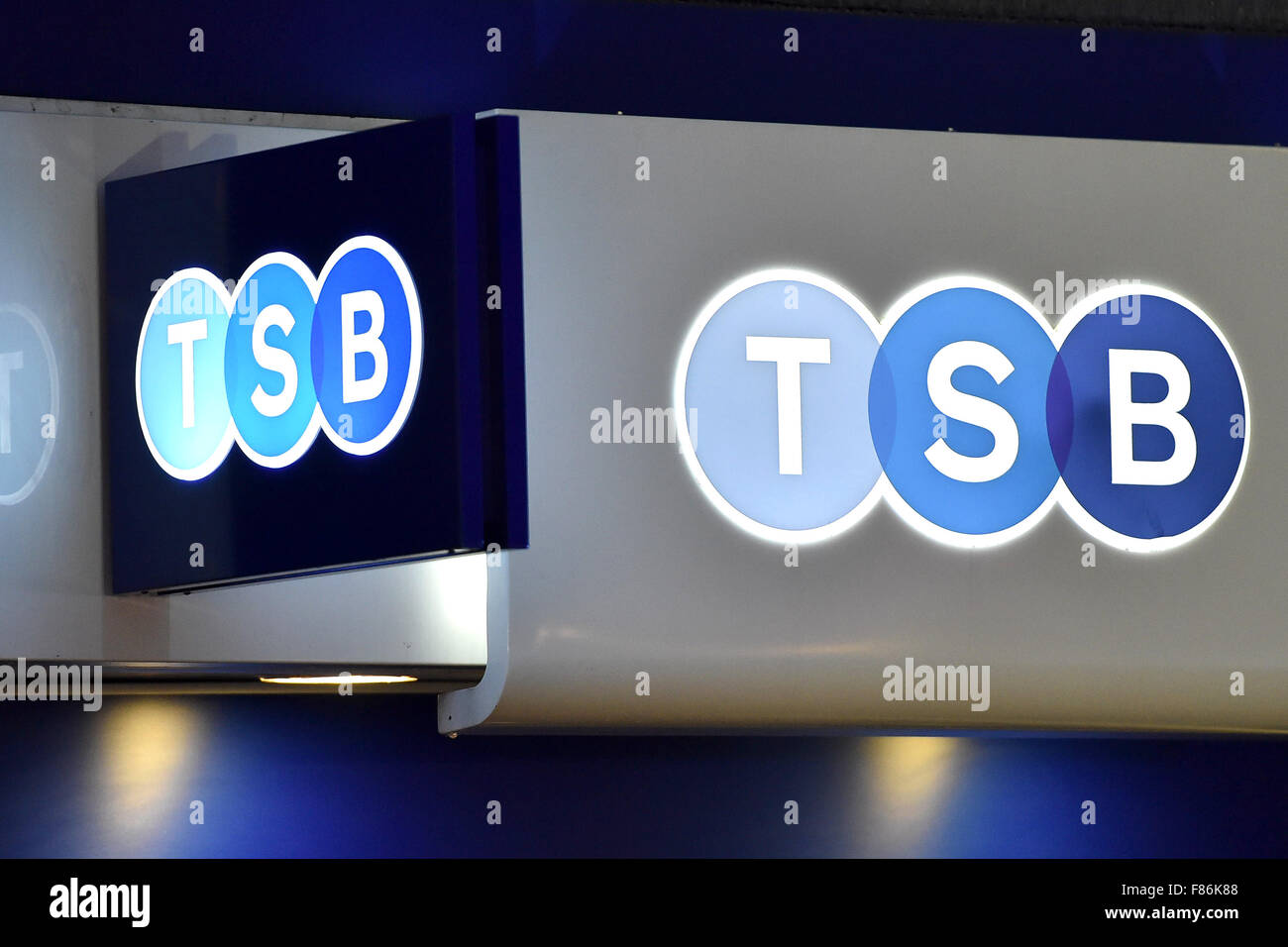 TSB Bank High Street Retail-banking Stockfoto