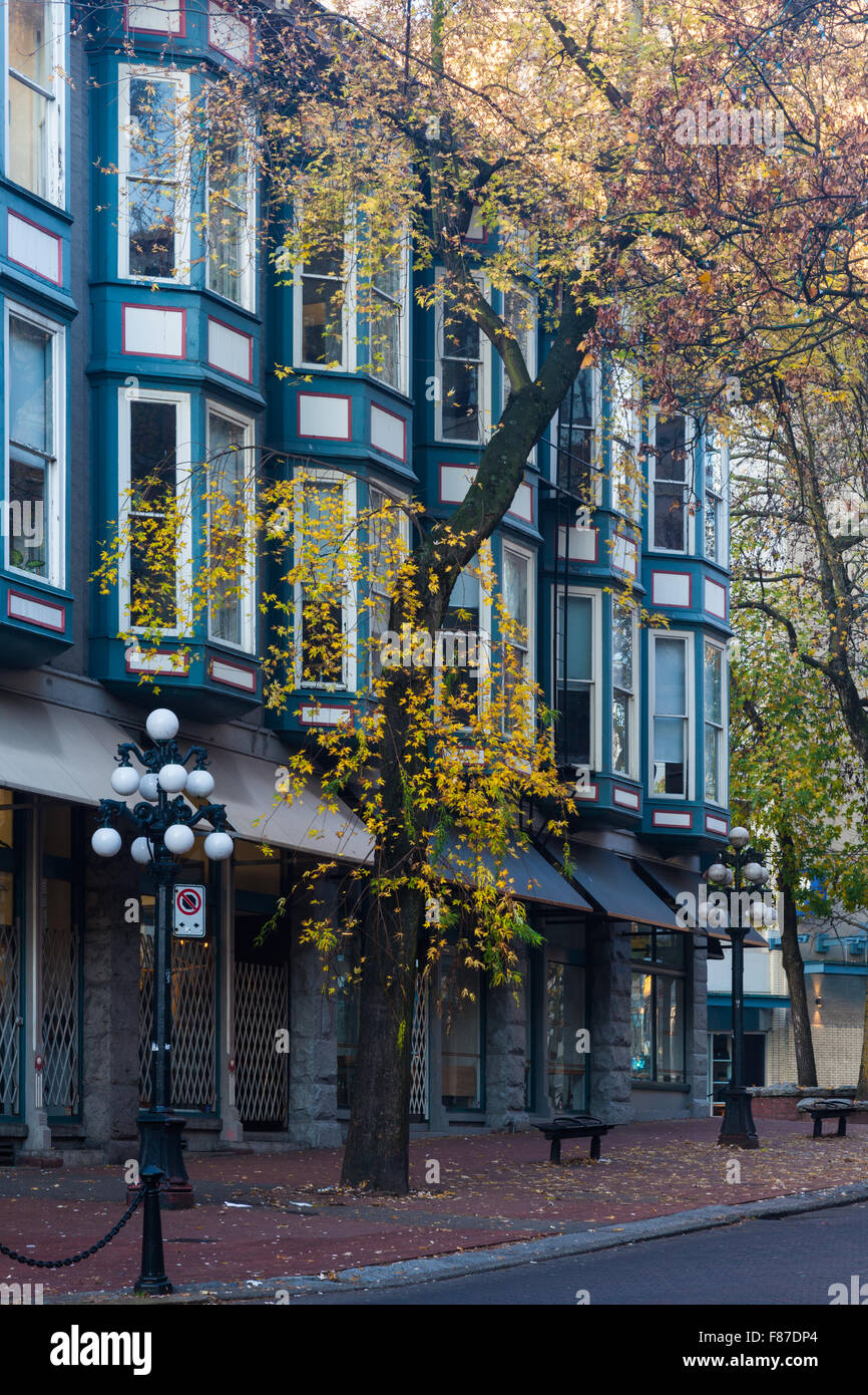 Architektur am Rande der gastown Bezirk in Vancouver Stockfoto