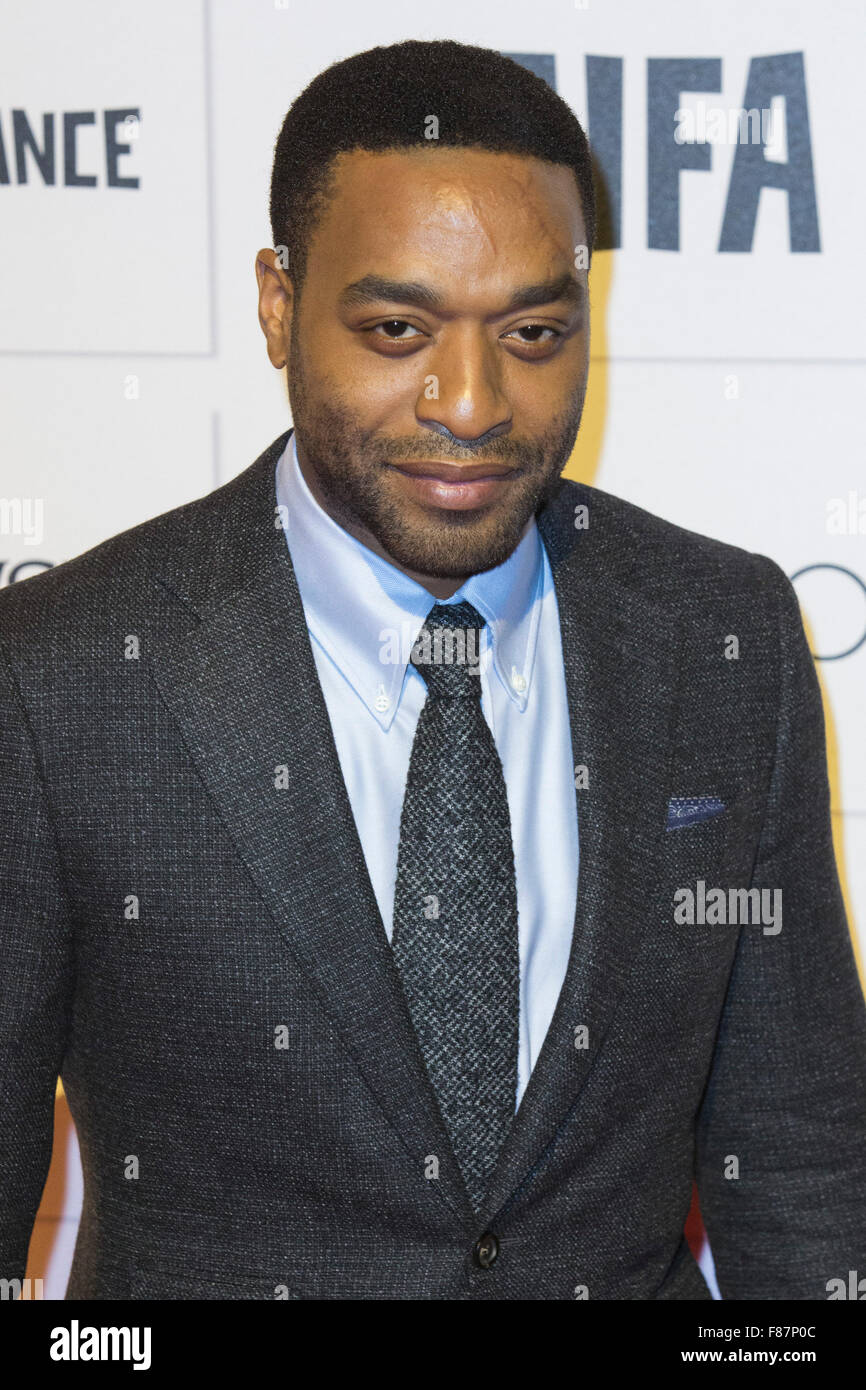 London, UK. 6. Dezember 2015. Schauspieler Chiwetel Ejiofor. Roten Teppich Ankünfte für die 2015 Moet British Independent Film Awards am Old Billingsgate Market. Stockfoto