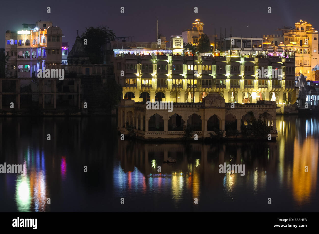 Besuch in Udaipur, Indien Stockfoto