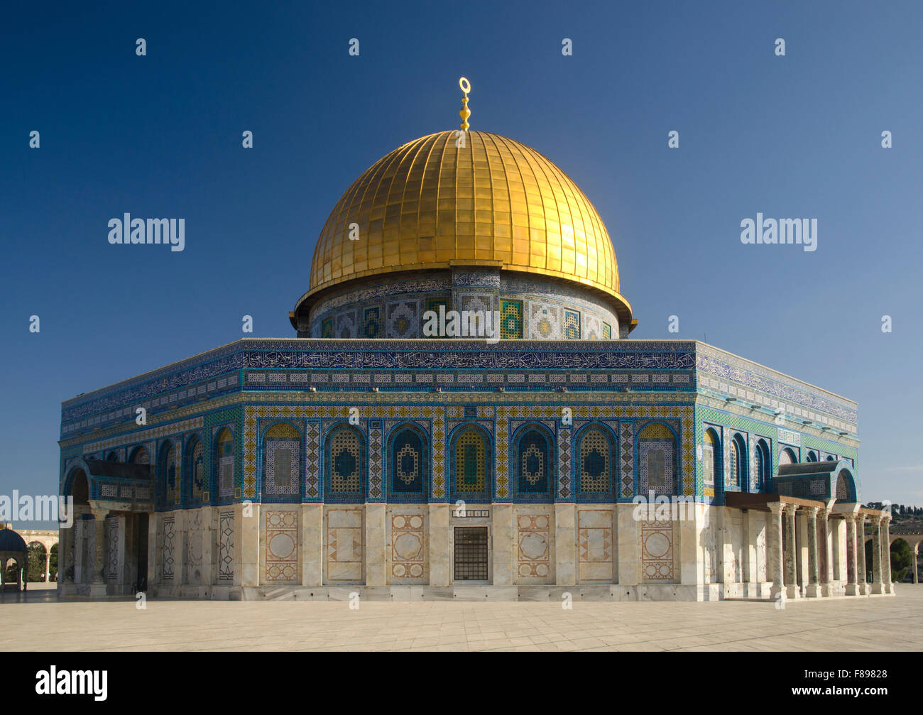 Kuppel des Rock, Ost-Jerusalem, Israel/Palästina Stockfoto