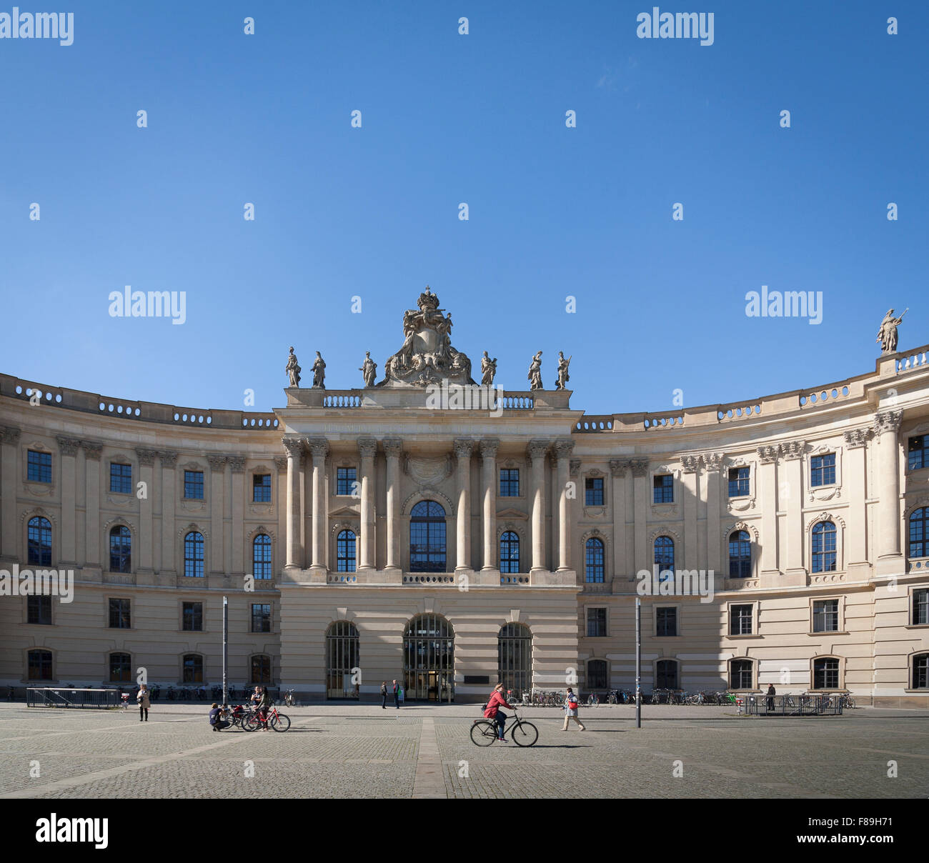 Fakultät für Rechtswissenschaften an der Humboldt-Universität, alte Bibliothek, Bebelplatz, Mitte, Berlin, Deutschland Stockfoto