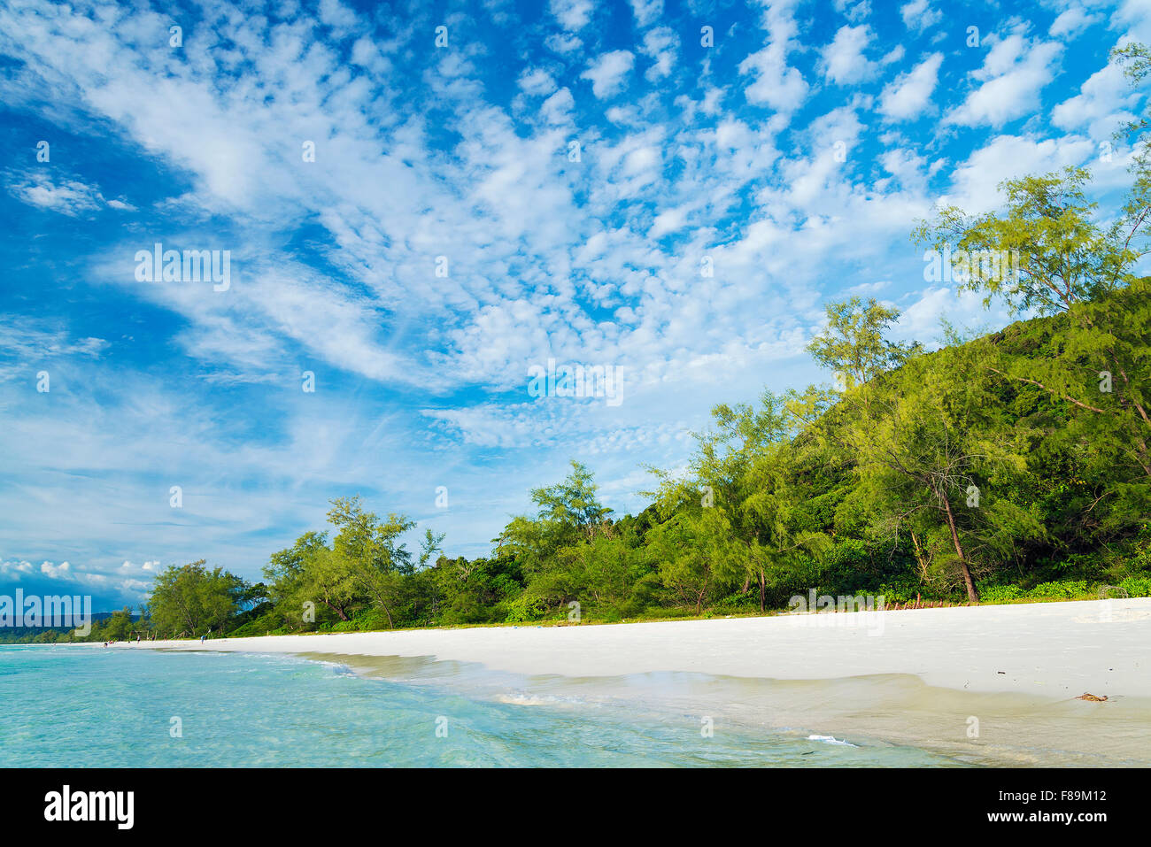 Long Beach auf Koh Rong Insel in der Nähe von Sihanoukville Kambodscha Stockfoto