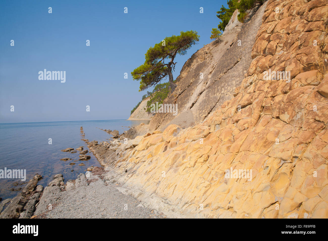 Südküste des Kaukasus Stockfoto