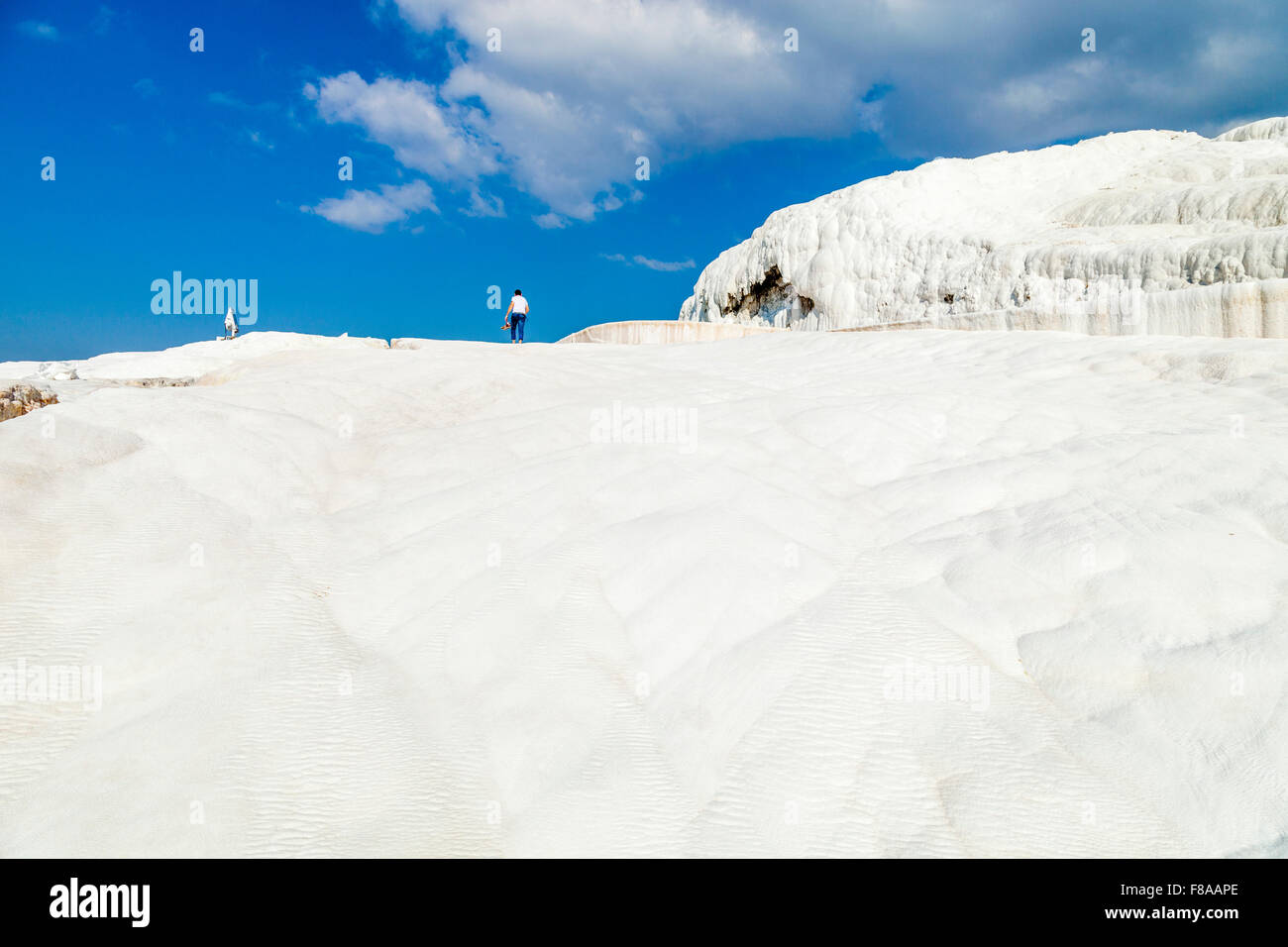 Pamukkale, Provence Denizli, Türkei Stockfoto