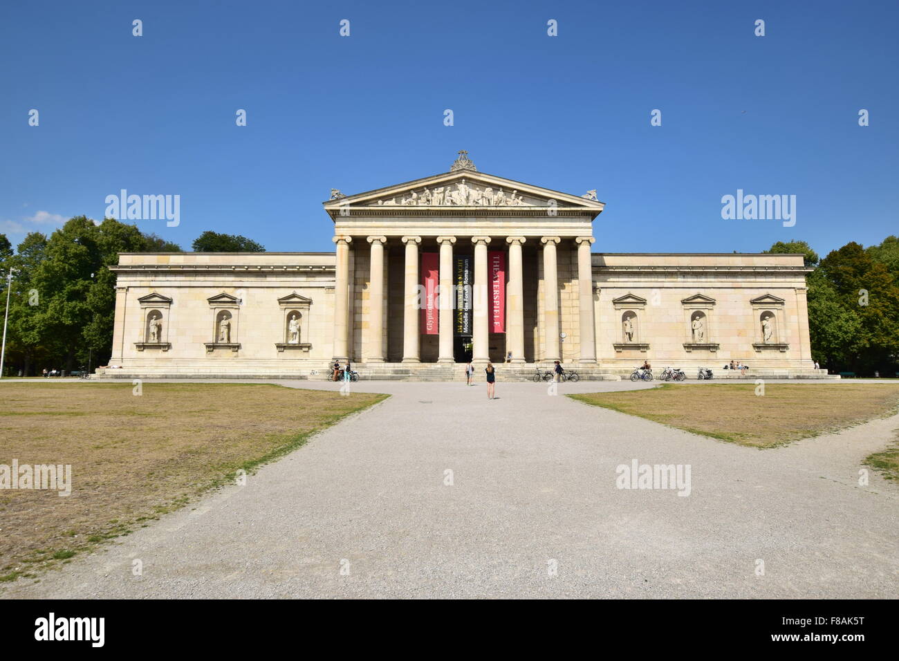 Der klassische Kunst Glyptothek in München, Deutschland Stockfoto