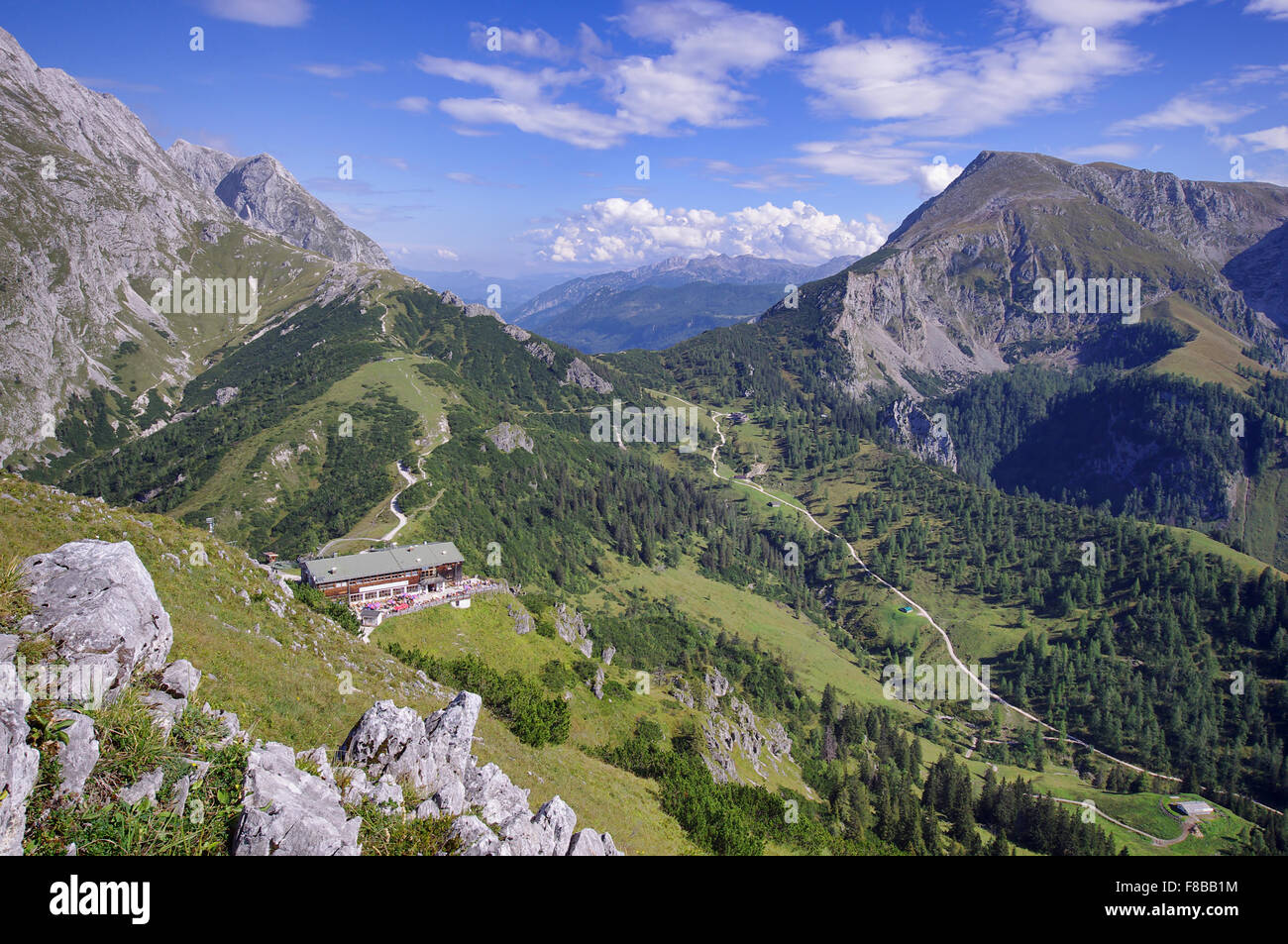 Jenner Berg, Alpine Landschaft in Bayern, Deutschland Stockfoto
