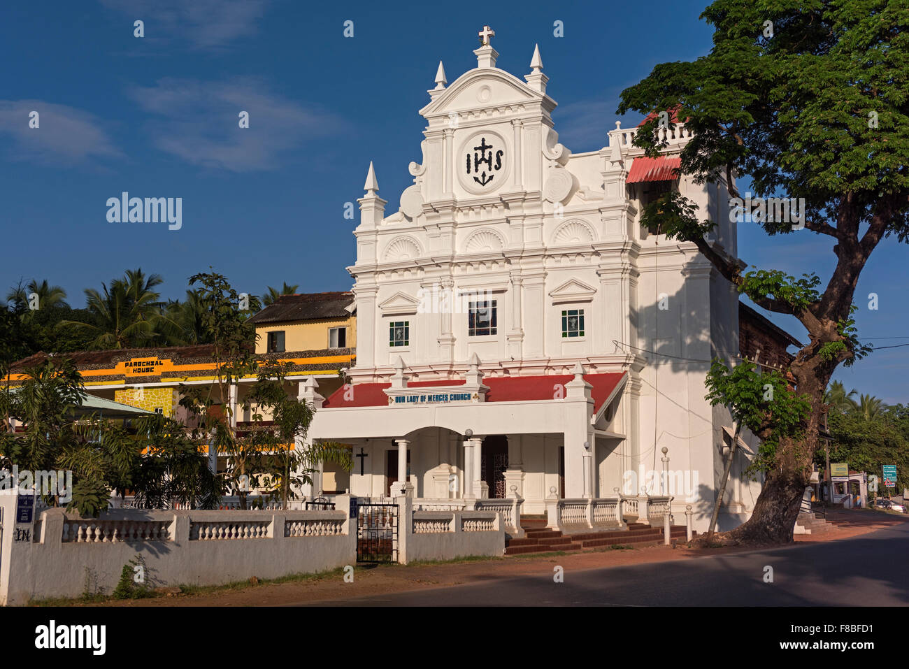 Unsere Dame der Gnade Kirche Colva Goa Indien Stockfoto