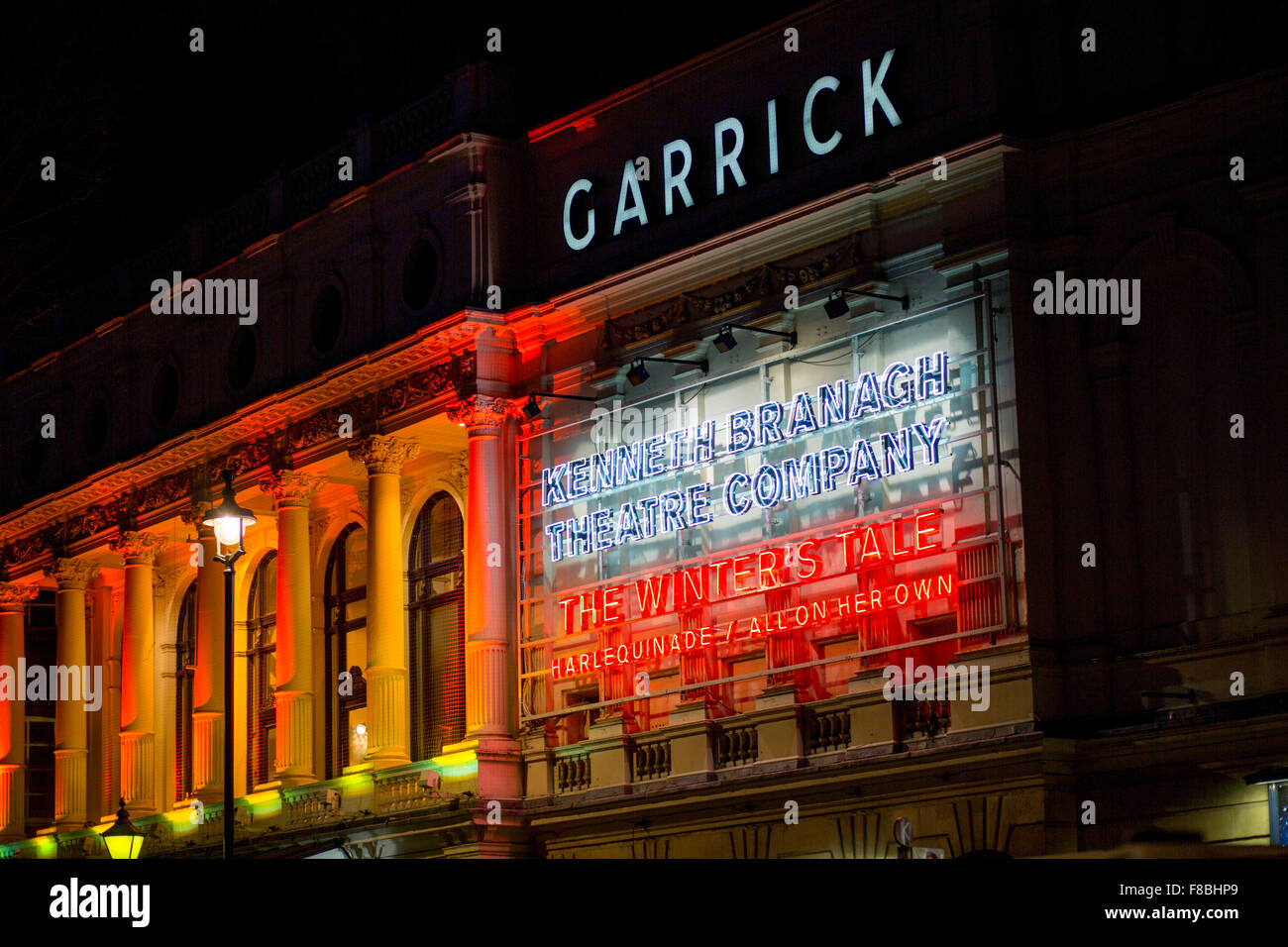 Garrick Theatre Kenneth Branagh Company Wintermärchen Stockfoto