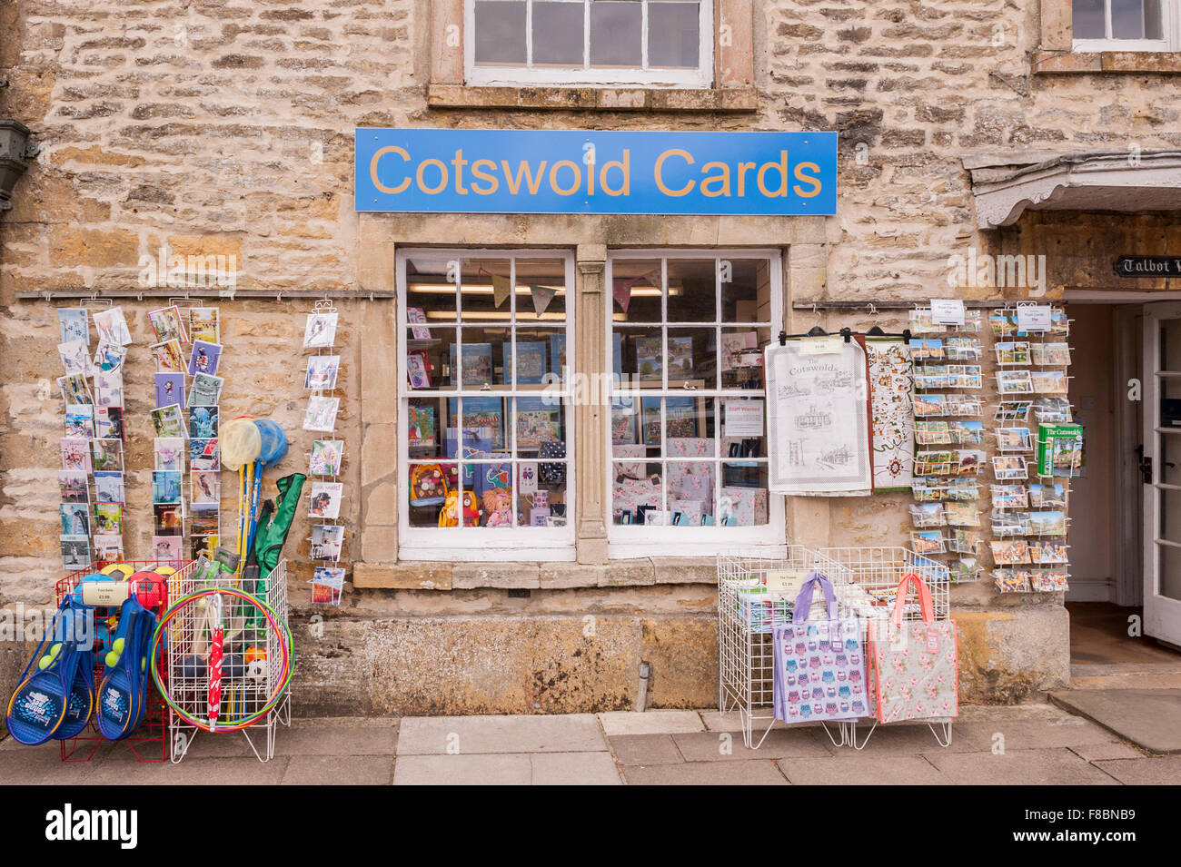 Die Cotswold Karten Shop Shop in Stow-on-the-Wold, Cheltenham, Gloucestershire, England, Großbritannien, Uk Stockfoto